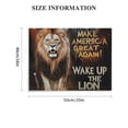 thumbnail image 3 of NJSTORE MAGA America and the Lion Canvas Wall Art I Can Only Imagine Scripture Bible Verse Picture Religious Wall Decor Poster Print for Church Living Room Bedroom Office Home Decoration, 3 of 6