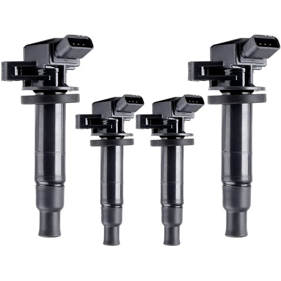 SCITOO 100% New 4pcs Ignition Coil Set Compatible with Toyot-a Celica GT/Toyot-a Corolla/Toyot-a MR2 Spyder/Toyot-a Matrix/Chev-y Prizm/Pontiac Vibe 1999-2008 Automobiles Fit for OE: UF247 UF315
