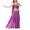 Violet, variante sur BellyLady Costume de Danse du Ventre d'Halloween, Haut de Soutien-Gorge Dos Nu, Foulard de Hanche et Jupe-Violet