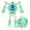 Green, variant on PVCS Creative Robot Transformer Kids Watch, Boys and Girls Digital Wrist Watches for 2-14 Year Old