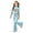 Green, variant on DGMIOCS Girls Casual Outfit Featuring Flared Pants and Top for Everyday Wear â Comfortable Daily Set for Toddlers to Easy Care and Seasonal Versatility Black 9-10 Years