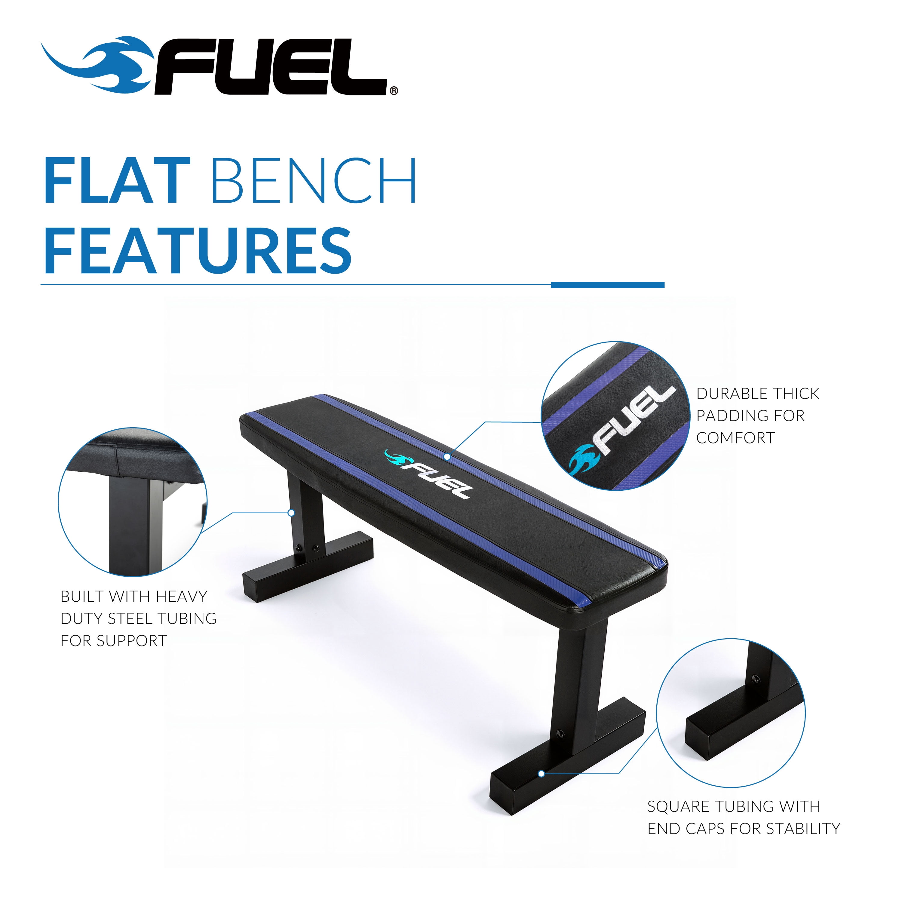 Fuel Pureformance Flat Weight Bench