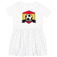 thumbnail image 3 of Inktastic Soccer Spain Flag Banner Girls Toddler Dress, 3 of 5