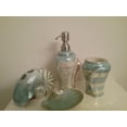 thumbnail image 2 of Heavenly Designs Watson Bathroom Accessories - Blue Iridescent Ceramic Bathroom Set - Adult, 2 of 2
