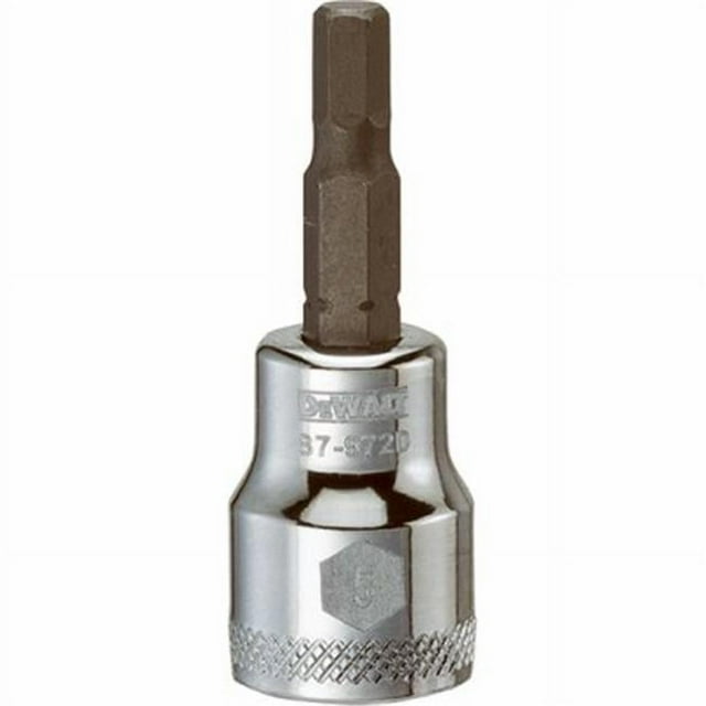 Stanley Consumer Tools 227655 0.37 in. Drive, 5 mm Polished Chrome Vanadium Steel Hex Bit Socket