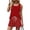 Deep Red, variant on 2 Piece Sets for Women Casual Womens Short Sets Polka Dots Travel Vacation Sleeveless Tank Top Square Neck Drawstring Womens Summer Outfits Black S