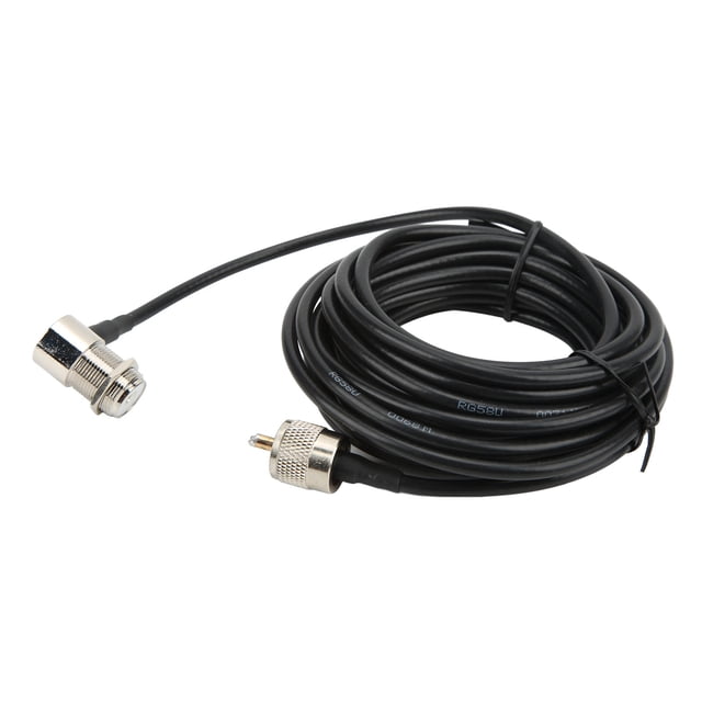 Cable de señal de antena de Radio de coche M macho a hembra, Cable alimentador de Metal de goma de 5m de largo para Kenwood Jadeshay A