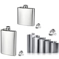 thumbnail image 3 of Wrapped Stainless Steel Flask Screw-cap Sealing Tightly Flask for Bourbon Gin Tequila Shots 5oz, 3 of 3