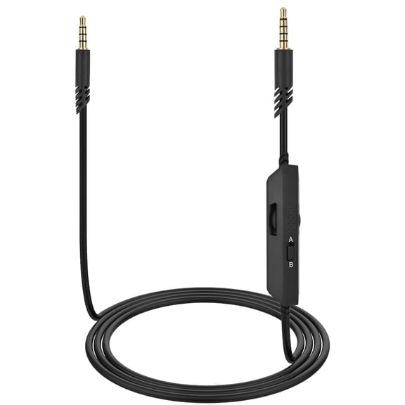 A50 Aux Cable with Inline Mute & Volume Control Compatible with Astro A10, A30, A40 TR, A40, A50 Headset Cord, for Xbox One, PS4, PS5 Controller, 6.6ft