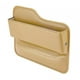 thumbnail image 3 of Organizador de cuero sintético para huecos de asientos de coche, accesorios para automóviles, almacenamiento de grietas Lado copiloto beige, 3 of 9