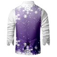thumbnail image 6 of Mens Christmas Vest Outerwear Holiday Gatherings Casual Stylish Layering Piece Every Occasion Light Purple Size L, 6 of 6