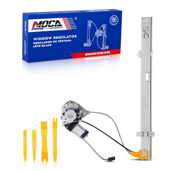 MOCA AUTOPARTS Rear Left Power Window Regulator w/ Motor Fit for 2002-2007 Jeep Liberty