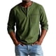 thumbnail image 1 of pstuiky Camisas suaves de manga larga para hombre, Camisa informal versátil de poliéster con cuello abotonado y bolsillo de manga larga para hombre salir tops xxxl, 1 of 5
