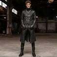 thumbnail image 2 of Manteau Long Gothique Aristocrate Formel pour Performance sur Scène avec Motif Subtil et Coupe Classique, 2 of 7