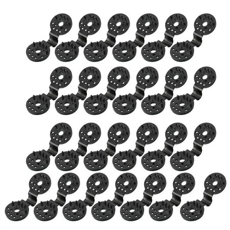 

Shade Cloth Clips Windproof Awning Clips Greenhouse Shade Cloth Fixing Clips Tent Clip Accessories For Garden Net Shade Net (Black 25pcs) Essential Products