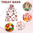 thumbnail image 4 of 100 Pcs Bolsas de Regalo de San Valentín, 5.9" x 4" Bolsas de Cello con Corazones y Cierres de Torcer, para Envolver Galletas y Caramelos, Blancas, 4 of 5