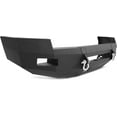 thumbnail image 4 of Front Bumper Off-Road 3-Piece Modular Compatible with 2007-2010 Chevrolet Silverado 2500 3500 Powder Coated Steel Textured Black, 4 of 7