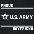 thumbnail image 3 of CafePress - Proud Army Boyfriend White Sweatshirt - Zip Hoodie, Classic Hooded Sweatshirt with Metal Zipper, 3 of 4