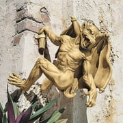 Design Toscano Gaston, the Climbing Gothic Gargoyle Statue: Large