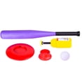 thumbnail image 2 of Sport Tee-ball Set Funny Plastic Kids Baseball Toy Set T-Ball Set Outdoor Game, 2 of 8