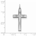 thumbnail image 2 of Pendentif Croix en Argent Sterling 925 Conçu au Laser, 2 of 2