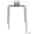thumbnail image 7 of Rotisserie Spit Forks Stainless Steel Grill Rotisserie Forks Prongs Meat Forks Roast Chicken Fork Fits Hexagon Square and Round Rotisserie Spit Rods, 7 of 7