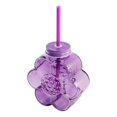 thumbnail image 4 of Vaso Prichos con Popote con Diseño de Mariposa de Vidrio Varios Modelos 1 Pieza Multicolor, 4 of 4