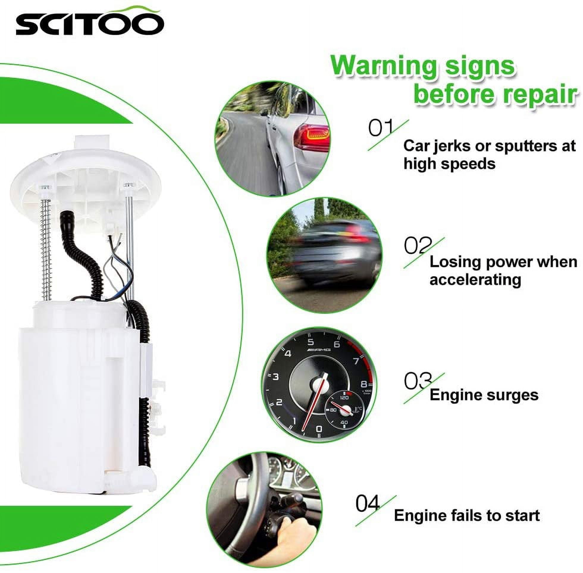 SCITOO Compatible with E9122M Fuel Pump Electrical Assembly High  