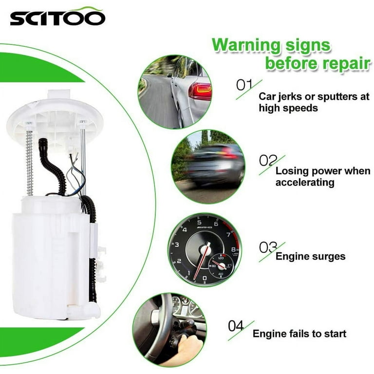 SCITOO Compatible with E9122M Fuel Pump Electrical Assembly High 