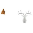 thumbnail image 1 of Estatua del Corazón de Jesús,Estatua del Sagrado Corazón de Jesús para decoración del hogar,Figura católica de Jesús,Estatua de cabeza de ciervo,Decoración de pared con cabeza de, 1 of 8