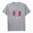 thumbnail image 5 of ORT USA Shirts for Women 4th of July Shirts America Printed Tshirt Patriotic Vintage USA Tee Tops(Z11-Grey,XL), 5 of 5