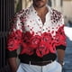 thumbnail image 1 of Camisas de hombre de moda casual con botones y estampado floral a juego de colores HD para fiesta callejera, camisetas para hombre 2024, nueva camiseta de talla europea, 1 of 6