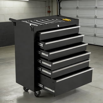 K-Tool KTI-75105 Steel Service Tool Cart w/ 1-Drawer & 2-Shelves