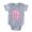 Heather Grey, variant on CafePress - Pink Zodiac Virgo - Cute Infant Baby Football Bodysuit