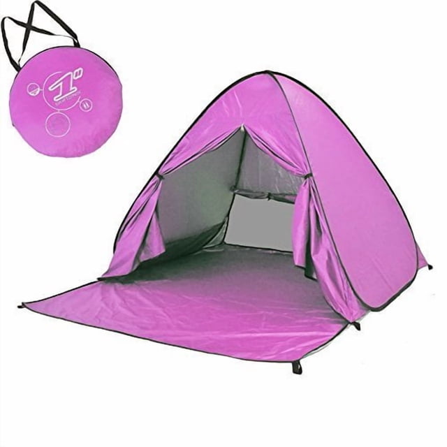Carpa de Playa Eplze Automática Pop Up Portátil Refugio Solar Rosa