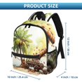 thumbnail image 2 of Coconut Jujube Tree&Eid Cannon Traveling Backpack with Adjustable Shoulder Strap, Large Capacity, Printed Design, Lightweight, Suitable, School Backpack Set, Large Backpack., 2 of 6
