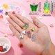 thumbnail image 2 of 40pcs/65pcs Acrylic Butterfly Charms And Bear Candy Pendant Set, 2 of 5
