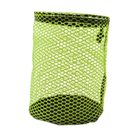 Luwecf Nylon Mesh Golf Ball Pouch Holder for Washing Toys Accessory Multifunctional Green Small