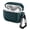 Darkgreen, variant on ELEHOLD For Airpods 4 (2024) Earphone Case, Slim Fit Shockproof Premium Leather Non-Slip Protection Cover with Carabiner, Black