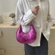 thumbnail image 1 of Bolso de mano para mujer, Bolso de hombro de cuero PU, Bolso de mano elegante, Bolso de mano brillantes (rosa roja), 1 of 7