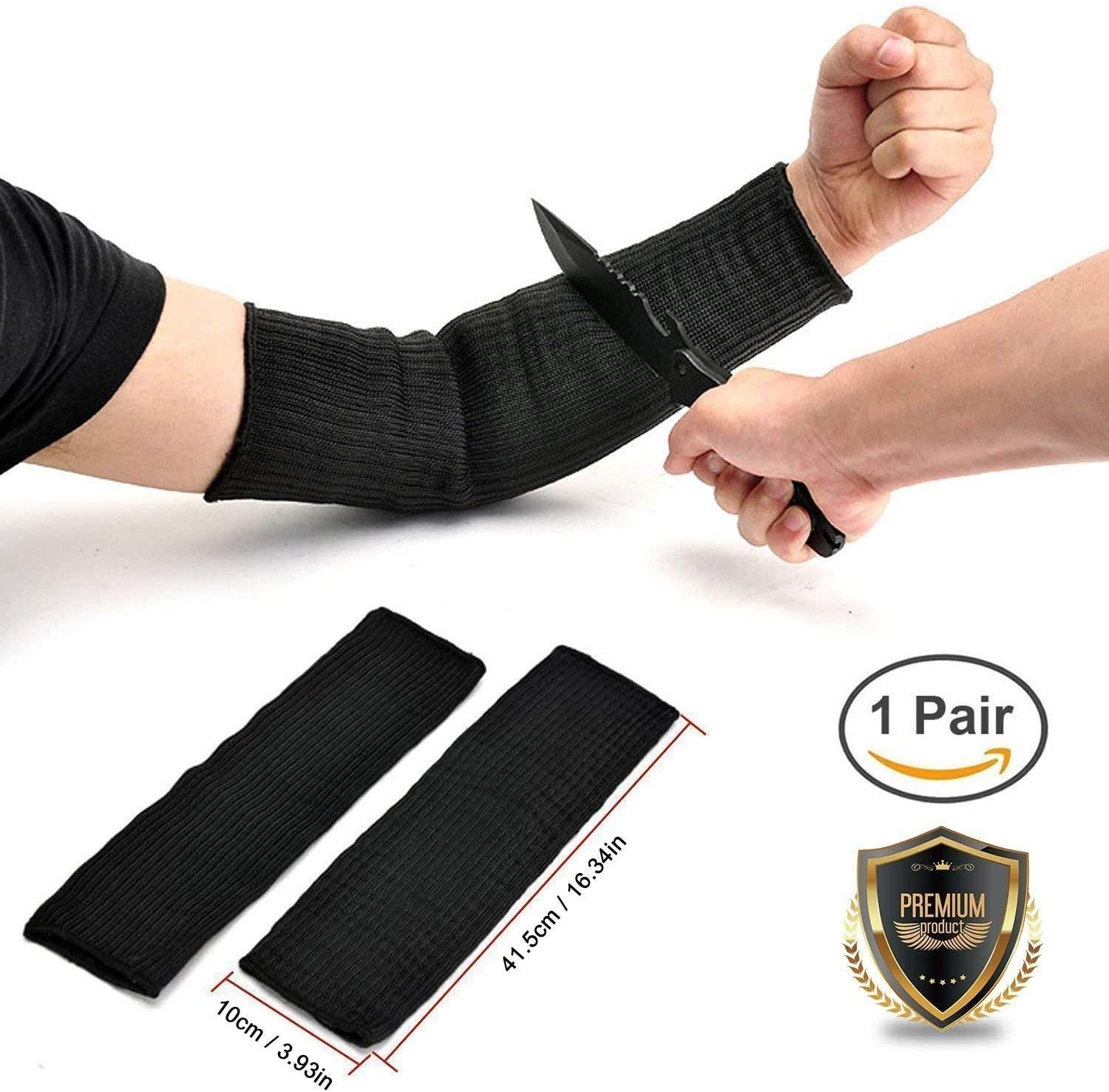 KMBEST Tactical Arm Protection Sleeve Anti-Cut Resistant Anti Abrasion Safety Arm