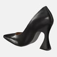 thumbnail image 5 of Women's Pointed Toe High Heel Pumps Closed Toe Flared Heel Slip-On Party Wedding Office Dress Shoes, 5 of 6