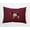 Red, variant on Simply Daisy Green Colored Warmest Wishes Doggie Christmas Soft Spun Polyester Decorative Throw Pillow, 14" x 20"