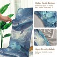 thumbnail image 5 of Yayeee 4 Pack Dining Chair Covers Stretch Parson Chairs Slipcovers Seat Protector, Night Floating Whale, 5 of 6