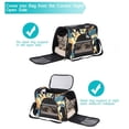 thumbnail image 5 of Basketball Premium Pet Carrier Bag - 900D Oxford Cloth, Sherpa Base, Nylon Webbing | Size: 17x10x11.8 in | Durable and Stylish Dog Travel Tote, 5 of 7