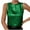 Green, variant on Womens Camisole Tank Tops Crew Neck Strap Blouses Cross Back Sleeveless Cami Shirt Black S