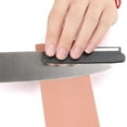 thumbnail image 5 of tooloflife 1/2/5 Pcs Knife Sharpener Fixed Angle Honing Guide for Whetstone Sharpning Stone Ceramics Black, 5 of 6