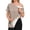 Brown, variant on Womens Post Shoulder Surgery Shirts Tear Away Side Snap Plaid T Shirts Short Sleeve Port Postpartum Rotator Cuff Recovery Casual Tops Blue XL