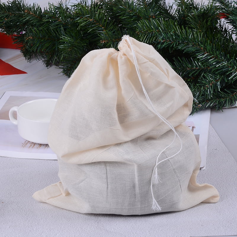 Reusable Nut Almond Milk Strainer Bag Tea Coffee juices Filter Cheese Mesh Cloth