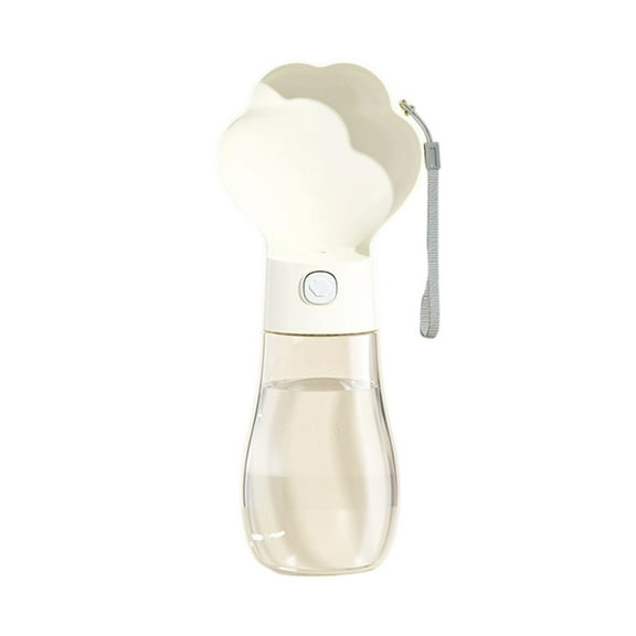 Portable Dog Water Bottle with Food Container - Leak Proof Travel Pet Water Dispenser & Puppy Drinking Bowl, Patented Design, BPA-Free Food Grade for Dogs On The Go